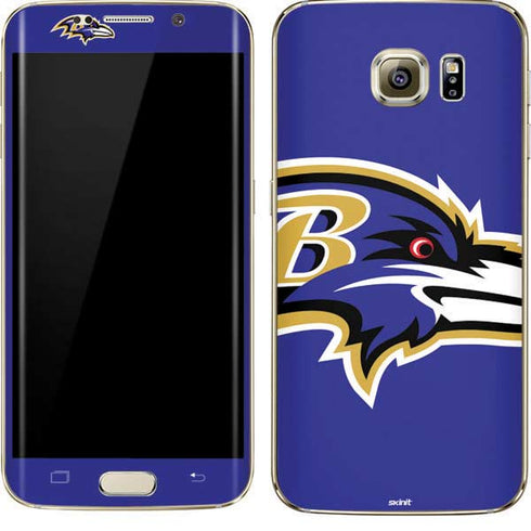 NFL Baltimore Ravens Large Logo Galaxy S7 Edge Skin
